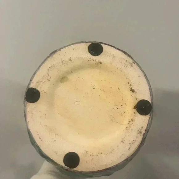 Large ceramic glazed handspun vase-vintage - Picture 3 of 9